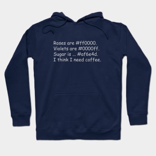 Poem for a graphic designer Hoodie